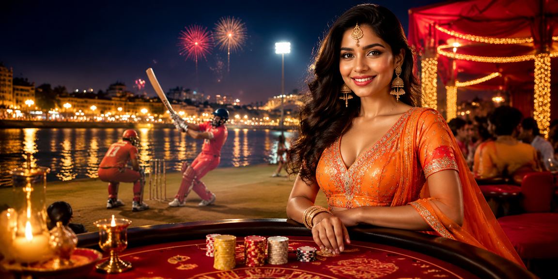 IPL night match crowd enjoying casino entertainment